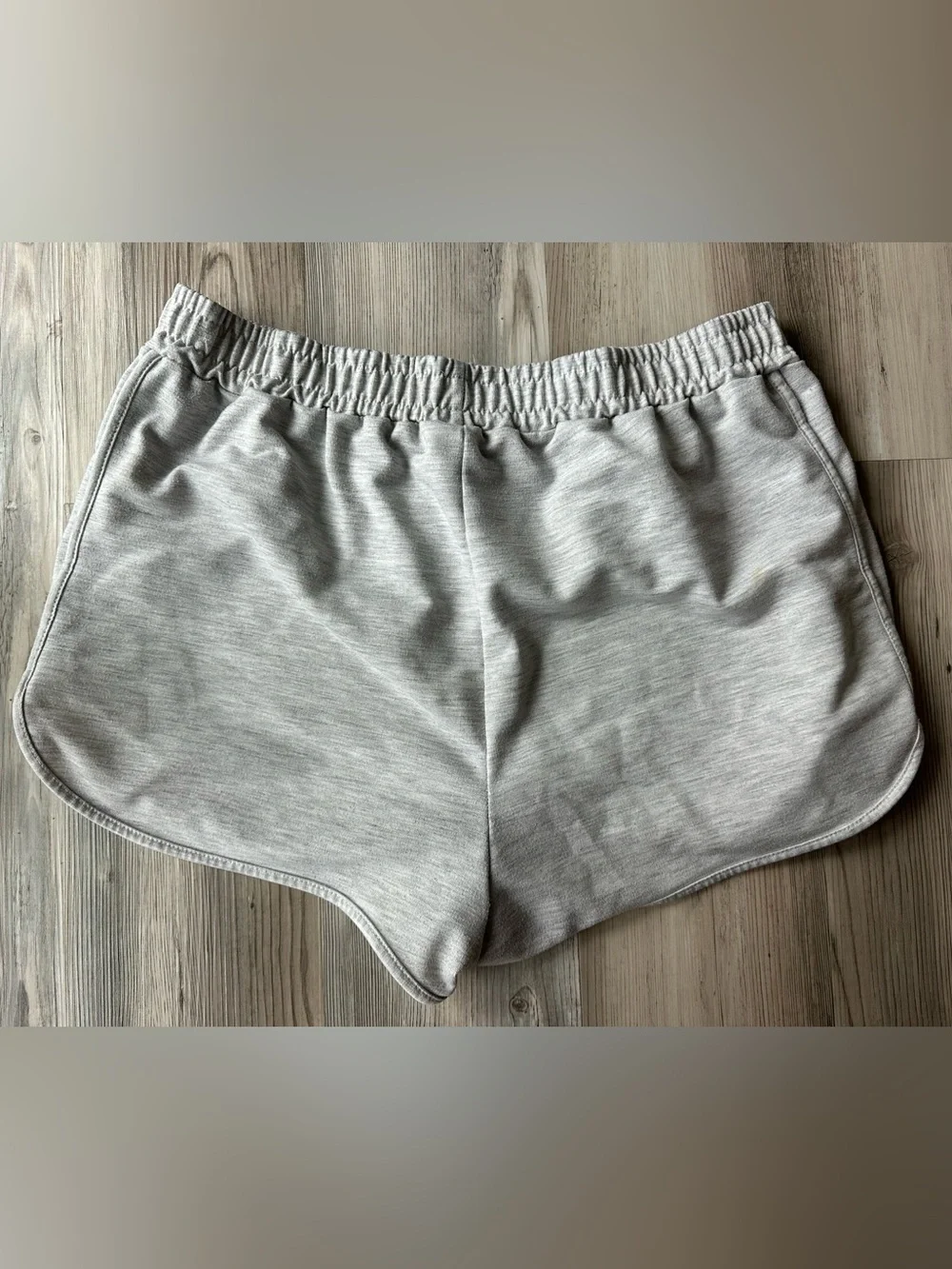 FRESRAL Heather Gray Athletic Dolphin Shorts - Elastic Waist - Size XL